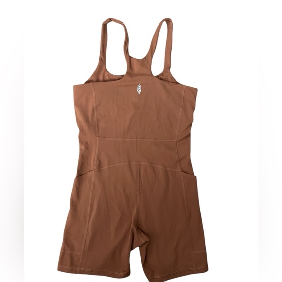 FREE PEOPLE Never Better Runsie in Sienna Yoga Athletic Gym Workout Casual New - Picture 7 of 11